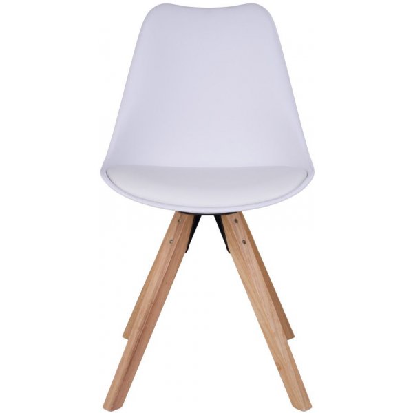 Bergen Spisestol - Hvit/Natur Bergen Spisestol - Hvit/Natur