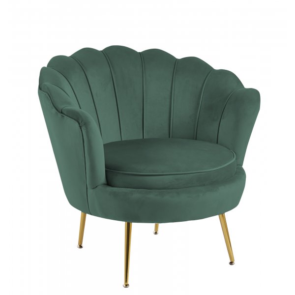 Lenestol grønn/messing - Kingsley Lenestol grønn/messing - Kingsley