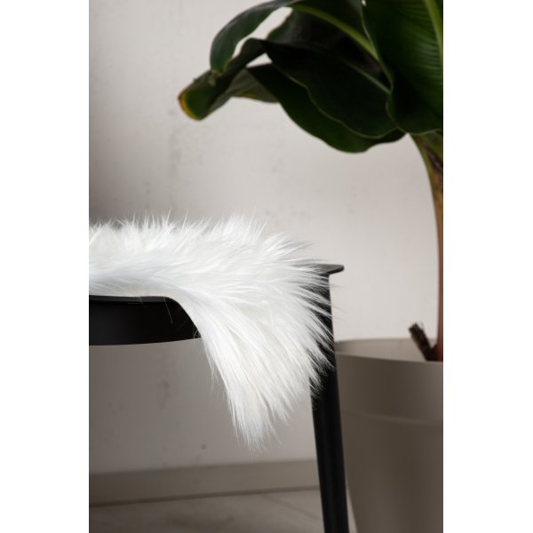 Katy trap 60 x 90 cm - Hvit fuskepels