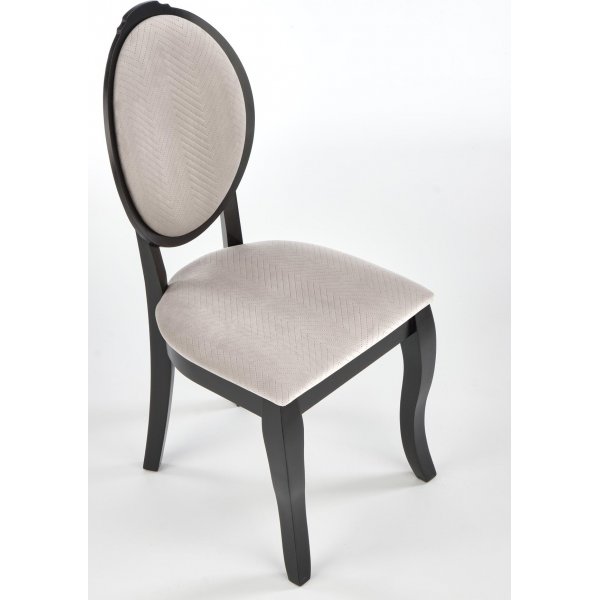 Oksygen spisestuestol - Sort/beige Oksygen spisestuestol - Sort/beige