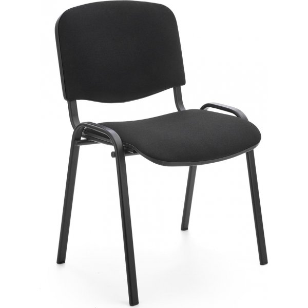 Iso spisestol - Sort