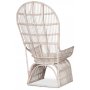 Mandarin pfugl stol - Whitewash