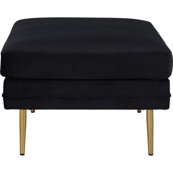 Savanna sittepuff - Svart fløyel Savanna sittepuff - Svart fløyel