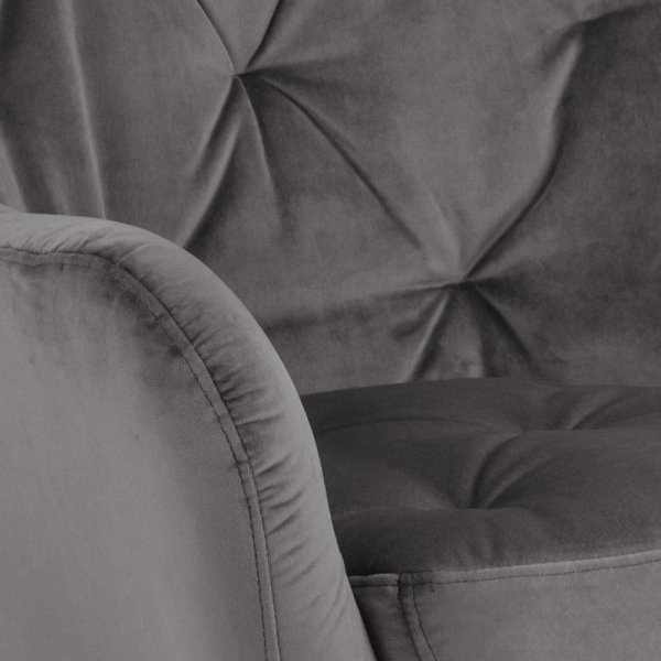 Astro lenestol - Mrkegr/svart