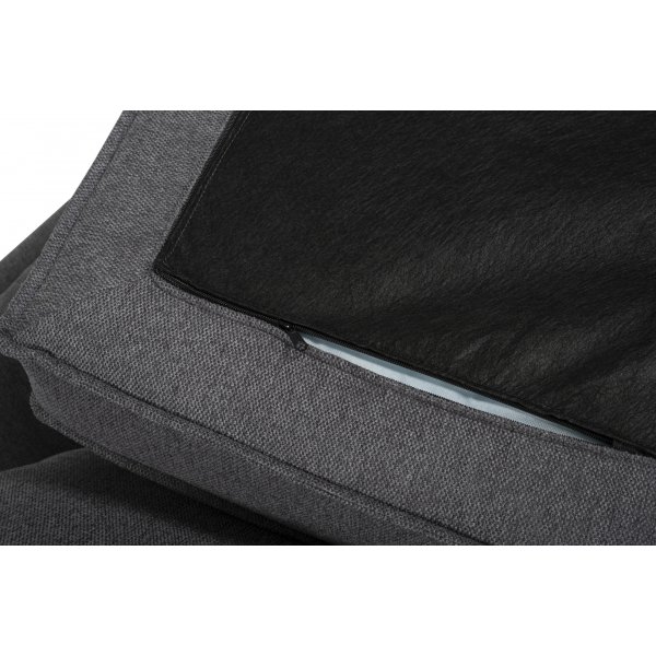 Brandy Lounge - 4-seters sofa XL (mrkegr) + Flekkfjerner for mbler