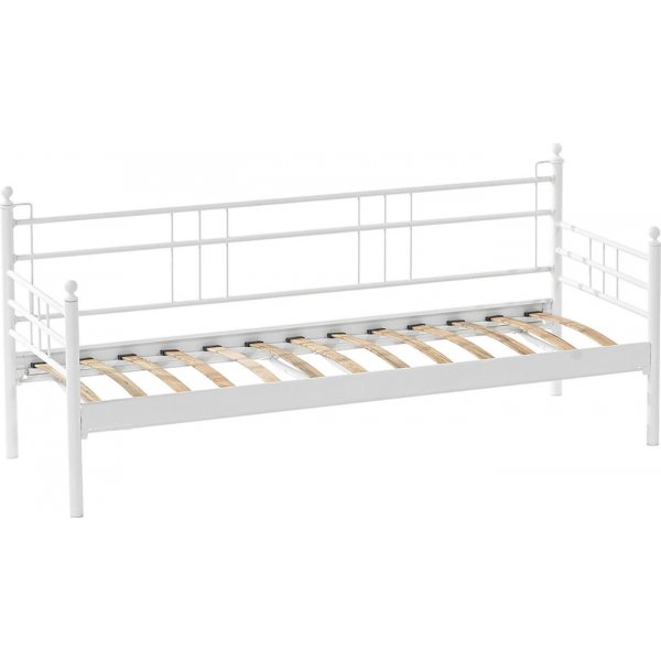 Manyas 3-seters utesofa - Hvit/blå Manyas 3-seters utesofa - Hvit/blå