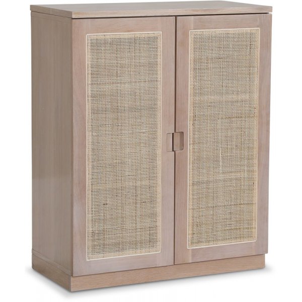 Level skap med dører i rotting - Whitewash Level skap med dører i rotting - Whitewash