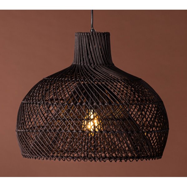 Laroche taklampe - Sort/mrkebrun