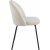 Giovani Velvet stol - Lysbeige/svart