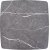 Estense salongbord 75 x 75 cm - Gr marmor/svart