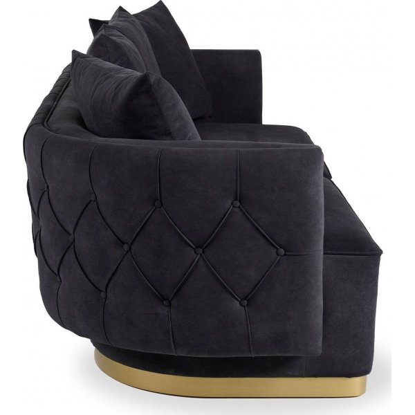 Queen 2-seters sofa - Svart Queen 2-seters sofa - Svart