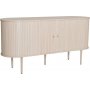 Skyv skjenk 150 cm - Hvitpigmentert eik