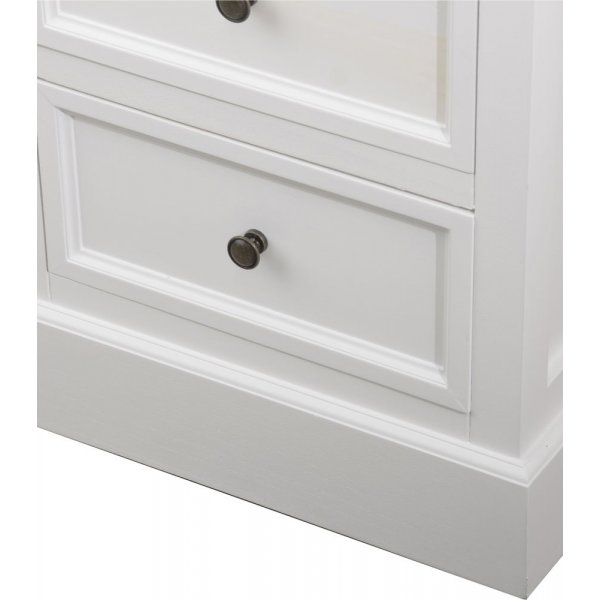 Lela vitrineskap 1 dør - Antikkhvit Lela vitrineskap 1 dør - Antikkhvit