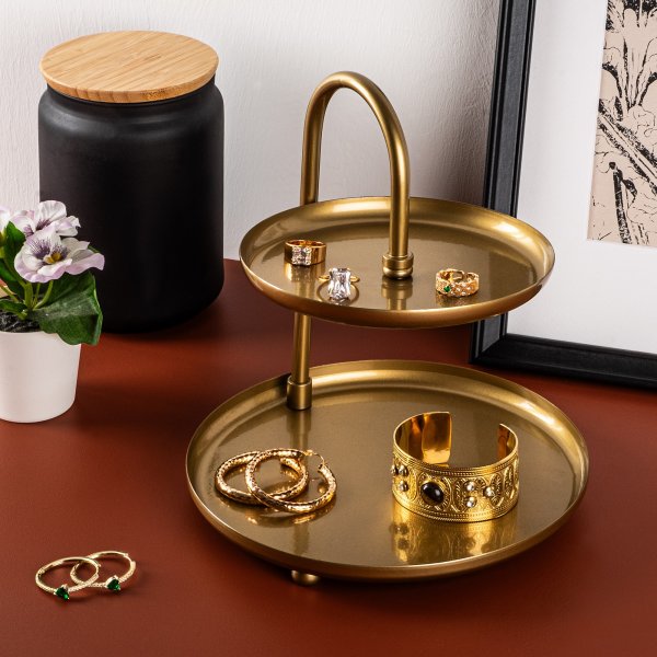 Kormen dekorativ tallerken - Gull Kormen dekorativ tallerken - Gull