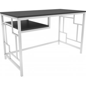 Kennesaw skrivebord 120 x 60 cm - Hvit/antrasitt