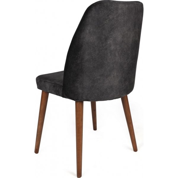 Alfred spisestolsett - Antrasitt/valnøtt Alfred spisestolsett - Antrasitt/valnøtt
