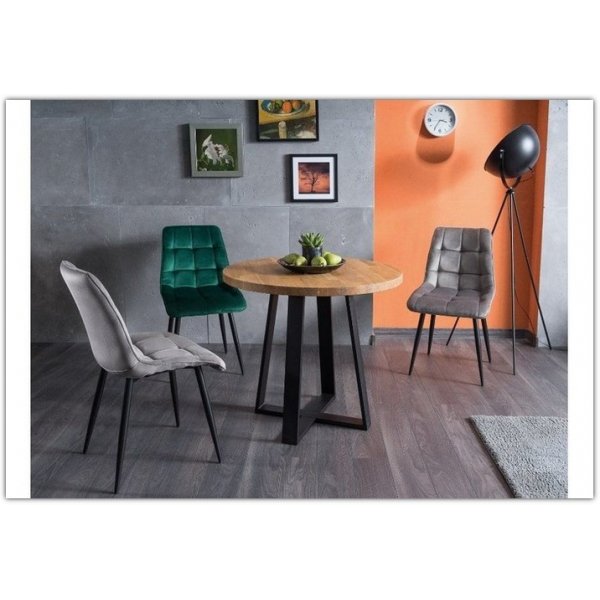 Vasco spisebord Ø80 cm - Eik laminat Vasco spisebord Ø80 cm - Eik laminat