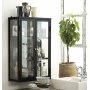 Toddy svart veggskap med dobbel dr H90 cm