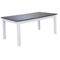 Skagen spisebord 140 cm - Hvit/Brunoljet eik Skagen spisebord 140 cm - Hvit/Brunoljet eik