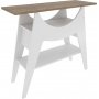 Ese sidebord 100 x 35 cm - Hvit/valntt