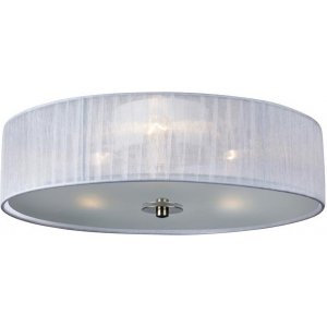 Byske Taklampe - Hvit/Frostet glass Byske Taklampe - Hvit/Frostet glass