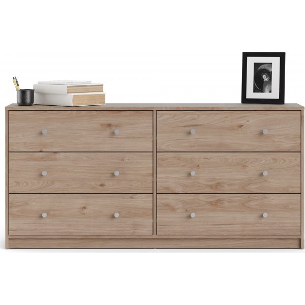 mai kommode med 6 skuffer - Hickory mai kommode med 6 skuffer - Hickory