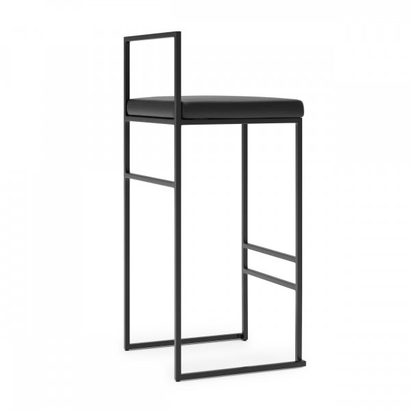 Aston barstol - Svart PU / svart Aston barstol - Svart PU / svart