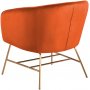 Glasgow lenestol - Oransje / Messing