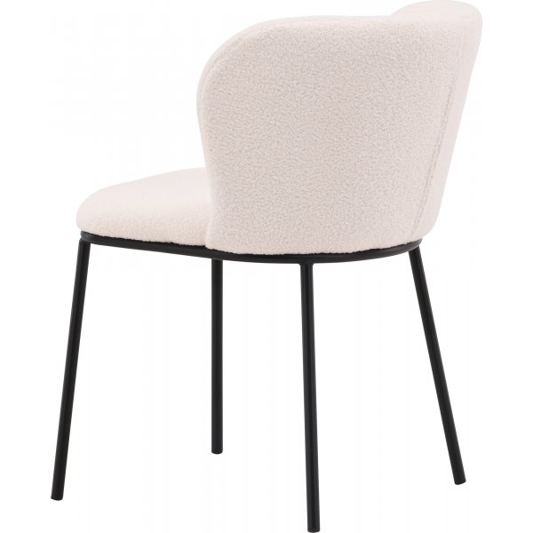 Edina spisestuestol - Sort/hvit Edina spisestuestol - Sort/hvit