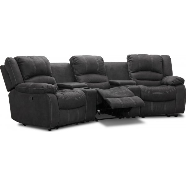 Cinema elektrisk 3-seters sofa - Grå Cinema elektrisk 3-seters sofa - Grå