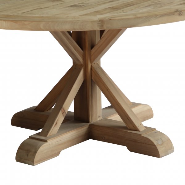 Judith spisebord rundt 160 cm - Resirkulert furu Judith spisebord rundt 160 cm - Resirkulert furu