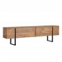 TV-stativ Orost 180 cm - Atlantic Pine/svart