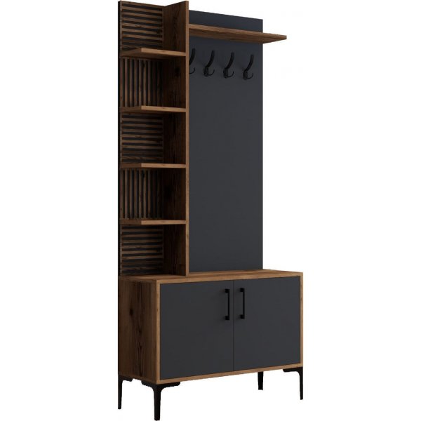 Viyana gangm�bel, 90 cm - Valn�tt/antrasitt