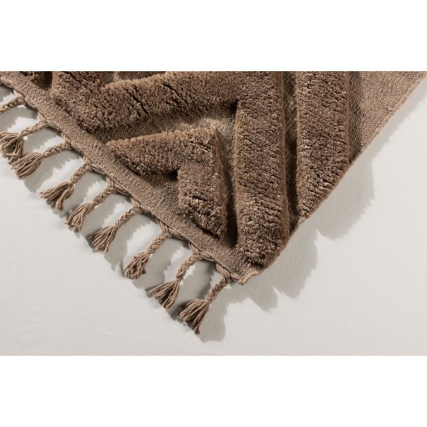 Dahlia ullteppe - Mørkebrunt Dahlia ullteppe - Mørkebrunt