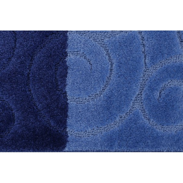 Sile baderomsteppe - Blå/mørkeblått Sile baderomsteppe - Blå/mørkeblått