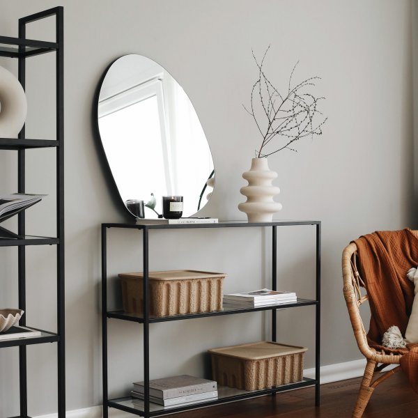 Dino avlastningsbord 100 x 30 cm - Sort Dino avlastningsbord 100 x 30 cm - Sort