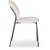Hogrän stol - Beige stoff / svart