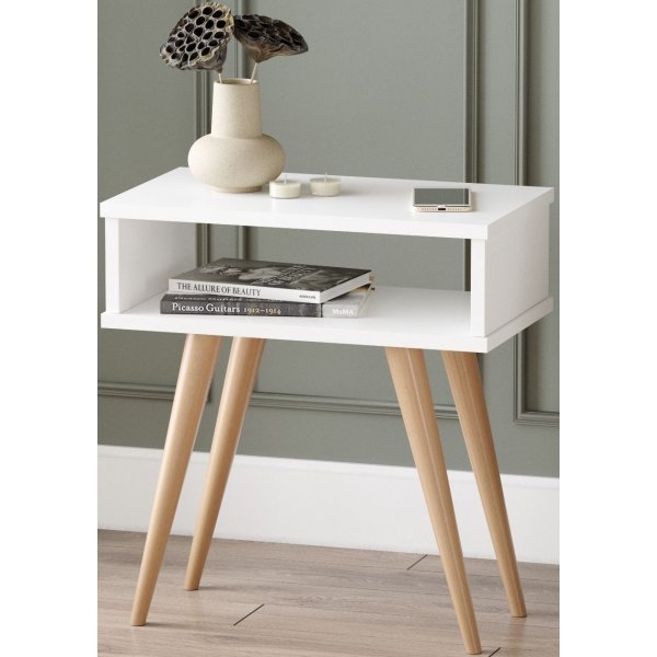 Victoria sidebord - Hvit