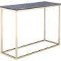 Accent konsollbord 100 - Gr marmor / Messing farget base