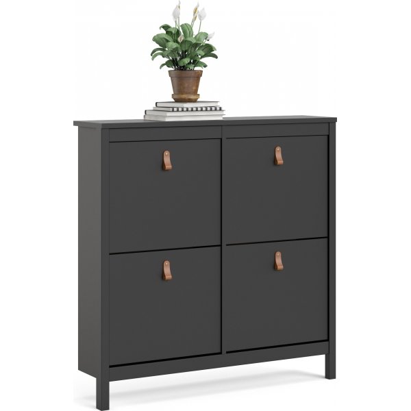 Madrid skoskap - Svart Madrid skoskap - Svart