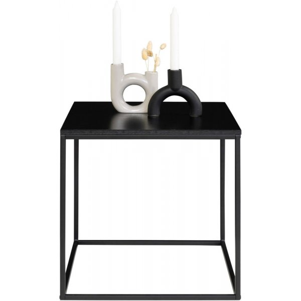 Hvite sidebord - svart + Mbelftter