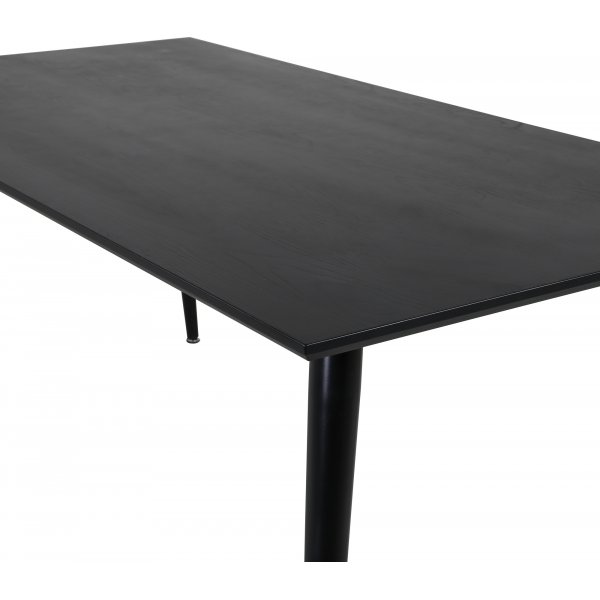 Dip spisebord 180 x 90 cm - Sort Dip spisebord 180 x 90 cm - Sort
