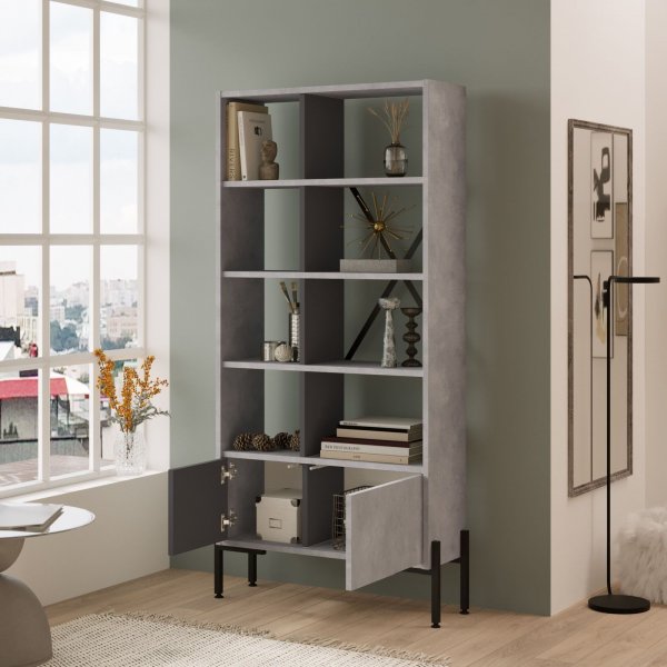 Bruno bokhylle - Antrasitt Bruno bokhylle - Antrasitt