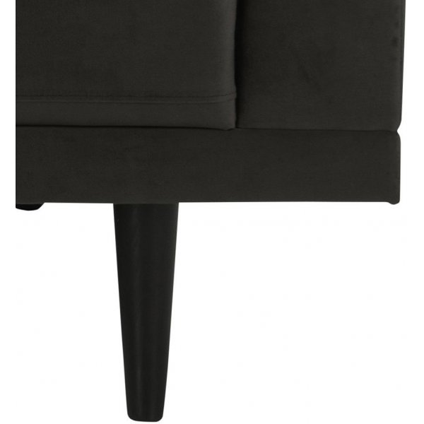 Dagmar 3-seters sofa - Gr/brun