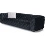 Zeus 4-seters sofa - Svart