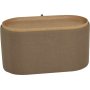 Maiko puff oval - Brun