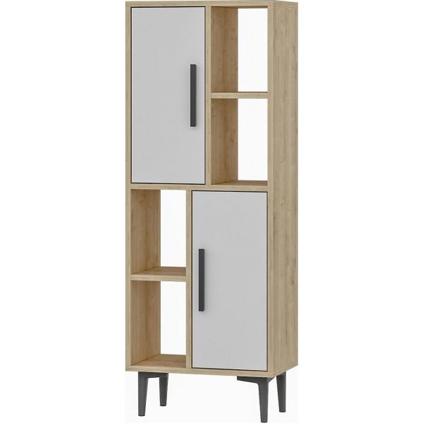 Leni skap - Safir/eik/hvit Leni skap - Safir/eik/hvit