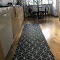 Kundebilde Plastmatta Britton - sort - 70x250 cm