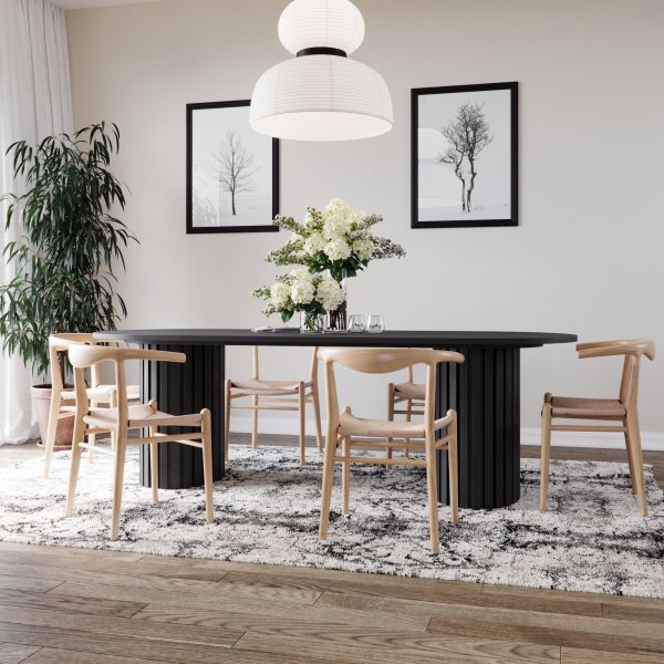 Berit spisestol - Natur / Flettet sete