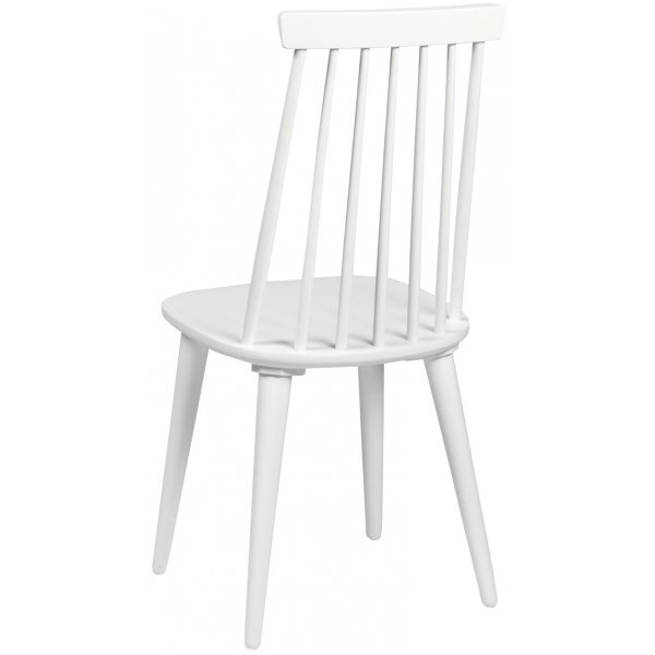 Dalsland Pinnestol - Hvit + Møbelføtter Dalsland Pinnestol - Hvit + Møbelføtter
